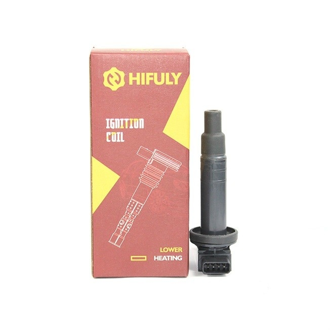 Car Ignition Coil For Toyota OEM 90919-02240 Denso 673-1306 Yaris Prius 1.5L L4
